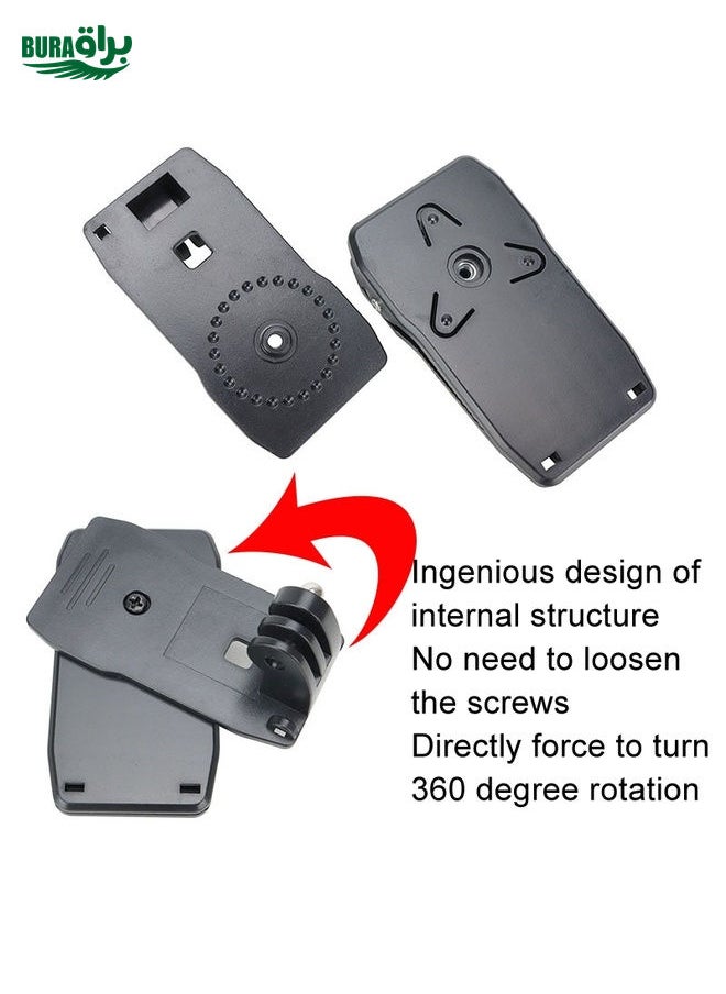 BURAQ For DJI OSMO Pocket 3 Expansion Bracket Adapter Gimbal Camera Mounting Bracket Accessories, Style: Expand Bracket+Backpack Clip+Mini Triplet  - Image 5