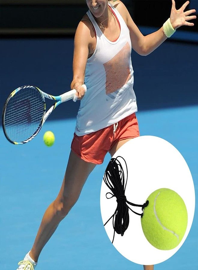 EXOMOON كرة مطاطية للتدريب على الارتداد من إكسومون مع خيط، مناسبة لمدربي التنس - Image 3