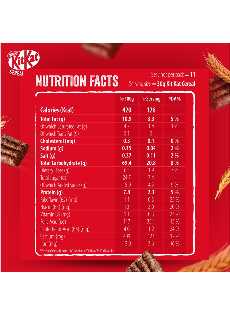 KitKat Nestle Chocolate Breakfast Cereal 330g  - Image 5