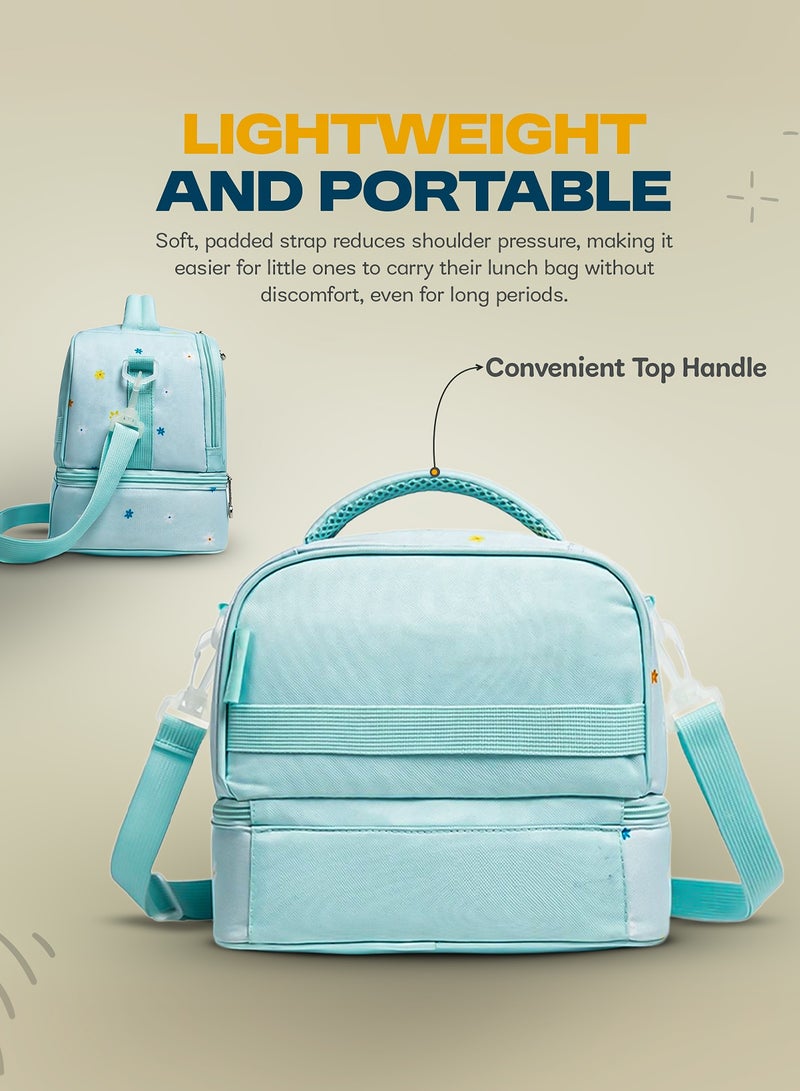 BAYBEE Premium Insulated Lunch Bag for Kids, Lightweight Kids Lunch Bag for School with Bottle Holder & Carry Handle | Travel Lunch Bag for Toddlers Childrens for Age 3+ Years - Image 4