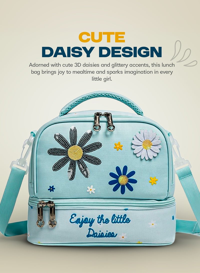 BAYBEE Premium Insulated Lunch Bag for Kids, Lightweight Kids Lunch Bag for School with Bottle Holder & Carry Handle | Travel Lunch Bag for Toddlers Childrens for Age 3+ Years - Image 5