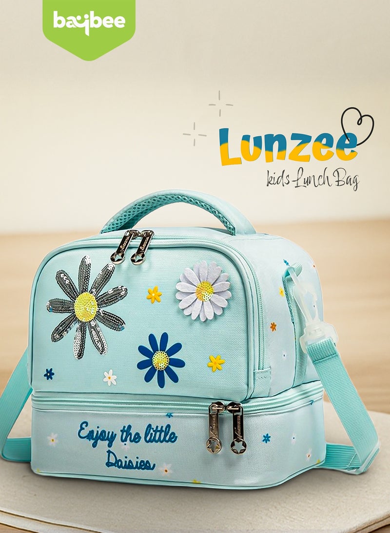 BAYBEE Premium Insulated Lunch Bag for Kids, Lightweight Kids Lunch Bag for School with Bottle Holder & Carry Handle | Travel Lunch Bag for Toddlers Childrens for Age 3+ Years - Image 2