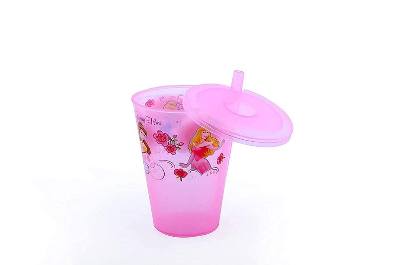 PUTHAK Plastic Air Tight Glass with Sipper Lid & Straw for Kids, Dust-Free Cover Lid, Sipper Glass, Sipper Glass with Straw, Sipper Glass for Baby (Pack of 2)(Multi-Color) - Image 4