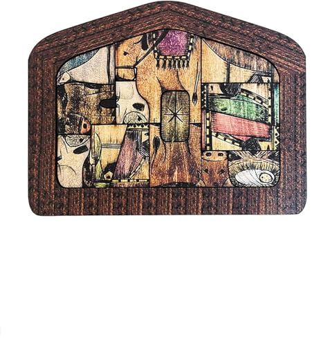 Antetek Wooden Jesus Puzzle Statue Nativity Puzzle with Wood Burned Design Jesus Puzzles Nativity Set Jigsaw Puzzle Game for Adults and Kids Home Decor Birthday Present Gifts Large 119 x 79 - Image 1