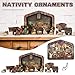 Antetek Wooden Jesus Puzzle Statue Nativity Puzzle with Wood Burned Design Jesus Puzzles Nativity Set Jigsaw Puzzle Game for Adults and Kids Home Decor Birthday Present Gifts Large 119 x 79 - Image 3
