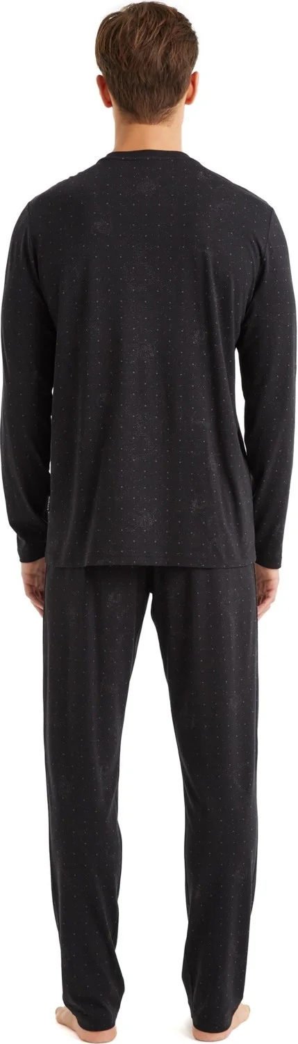 Blackspade Men's Black Pajama Set 40570