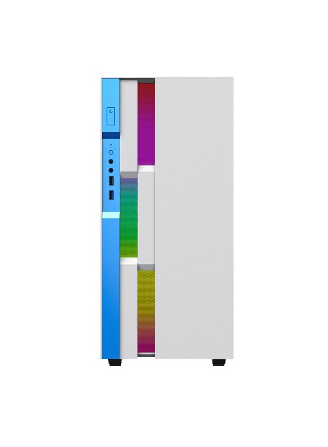 Gamemax Brufen C3 Wb White Steel Tempered Glass Atx Mid Tower Gaming Case - Image 3