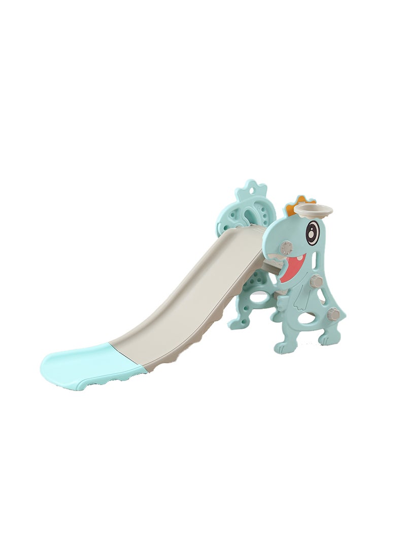 MaBaby Children's Slide Indoor Household Small Kids Slide for Toddlers Folding Indoor Freestanding Slide Easy Assemble Children Climber Playset Toy Climber Freestanding Toddler Slide Basketball Hoop  - Image 1