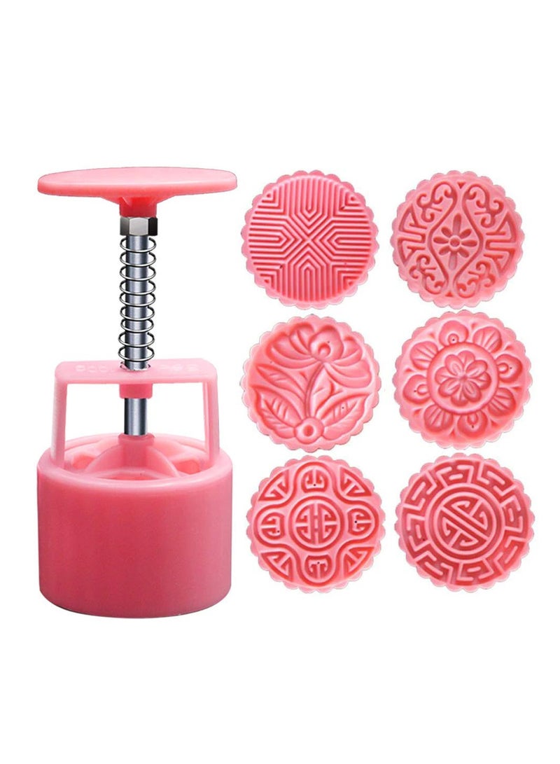 New in Practical and Durable Strong Mooncake Mold Mid-Autumn Festival Hand Press Moon Cake Cutter Molds Set Drop Shipping - Image 1