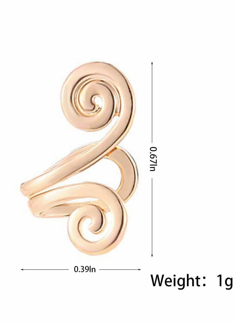 Y&D Zunis Acupressure Slimming Earrings, Non Piercing Ear Cuff Clip for Women, Weight Loss Earrings.3 Pairs - Image 4