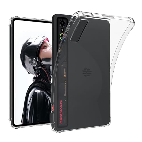 Fhyeugfy for Nubia Red Magic Astra Case,9.06 inch,Slim TPU Clear Transparent Back Protective Cover,Anti-Scratch Shockproof -Clear - Image 1