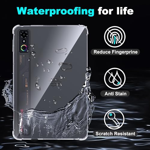 Fhyeugfy for Nubia Red Magic Astra Case,9.06 inch,Slim TPU Clear Transparent Back Protective Cover,Anti-Scratch Shockproof -Clear - Image 2