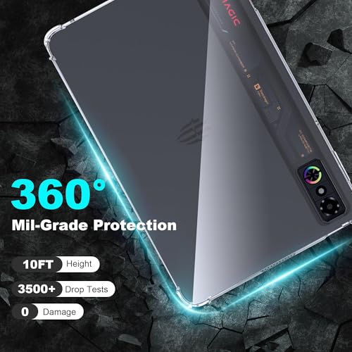 Fhyeugfy for Nubia Red Magic Astra Case,9.06 inch,Slim TPU Clear Transparent Back Protective Cover,Anti-Scratch Shockproof -Clear - Image 4
