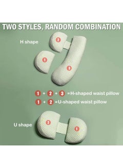 Rock Pow Pregnancy Pillow, Maternity Pillow for Pregnant Women, Soft Maternity Pillow with Detachable & Adjustable Pillow Cover, HIPS Legs  - Image 2