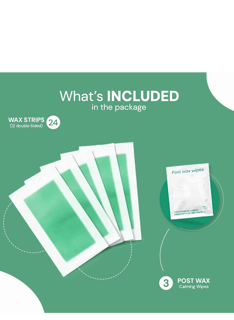 إنجوي شرائح شمعية بالأوزالين لإزالة الشعر - مناسبة لجميع أنواع البشرة - 41 شريحة - Image 4