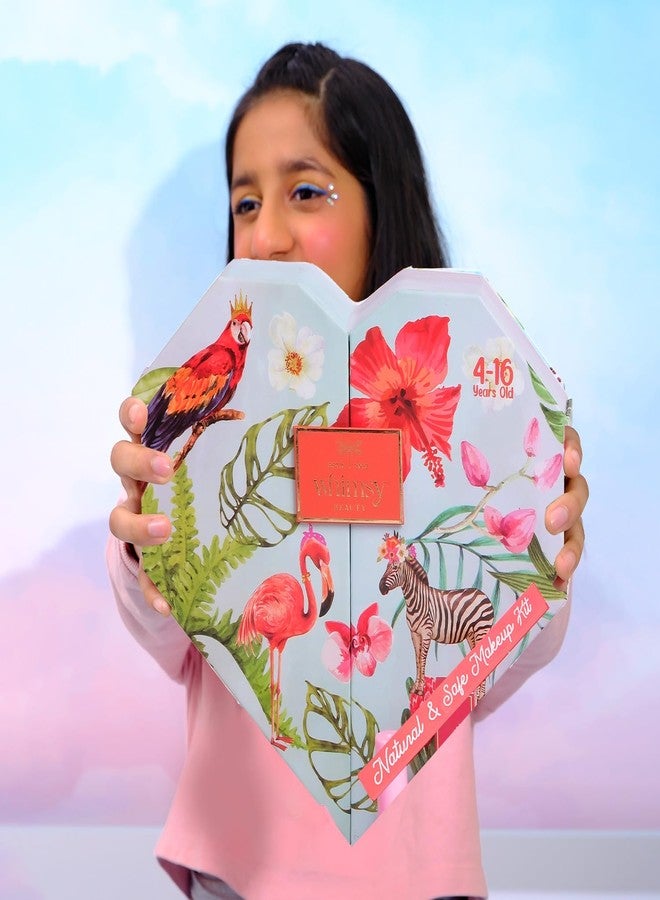 Whimsy Makeup Kit for kids, Preteen and Teen Girls | Girls safe Makeup Set | skin friendly Children Makeup Kit (Pack of 14) - Image 2