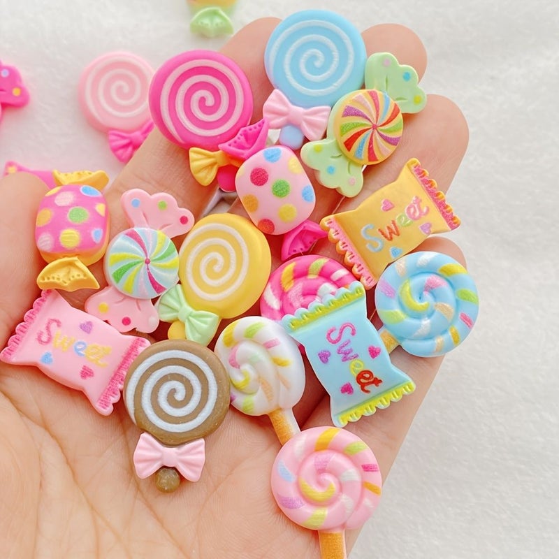12 Piece Mixed Resin Accessories for DIY Scrapbooking Wedding Decor - Image 5