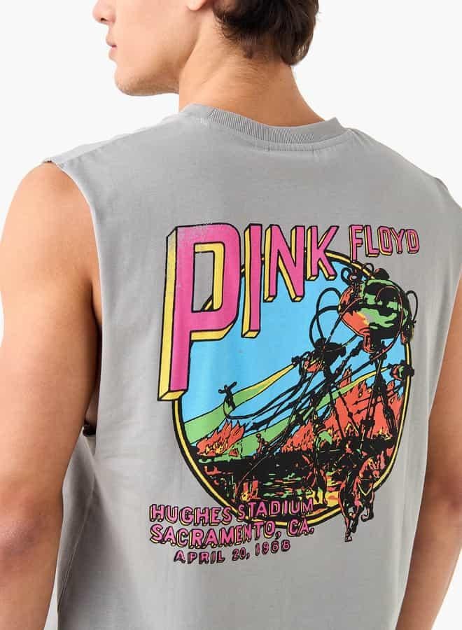 اس بي كاركترز تيشيرت بدون أكمام بطبعة بينك فلويد - Image 4