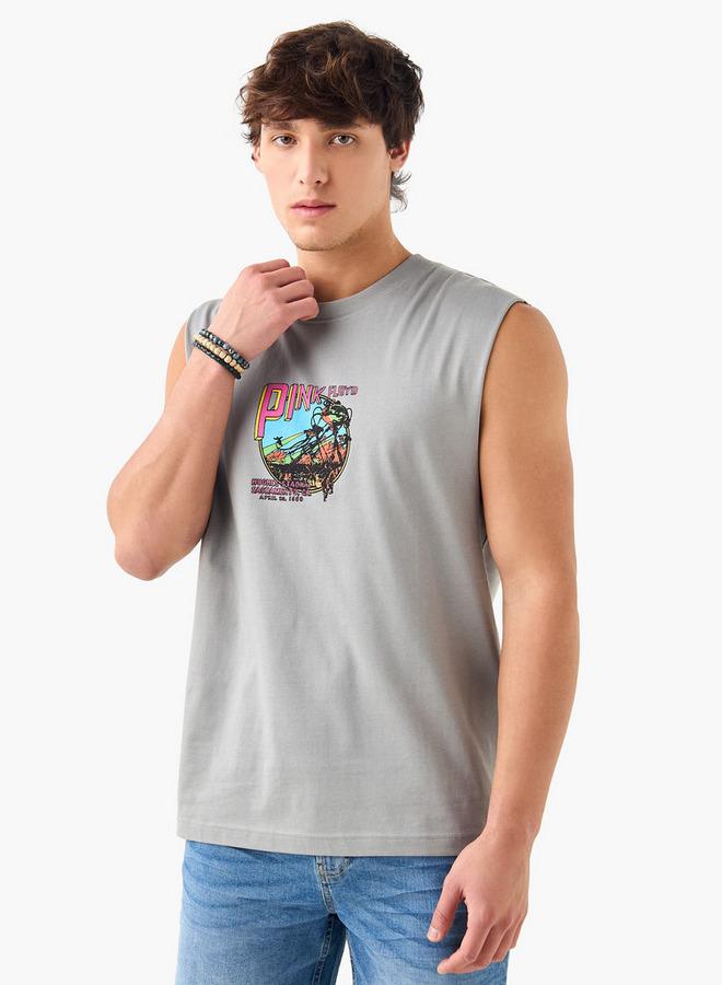 اس بي كاركترز تيشيرت بدون أكمام بطبعة بينك فلويد - Image 3