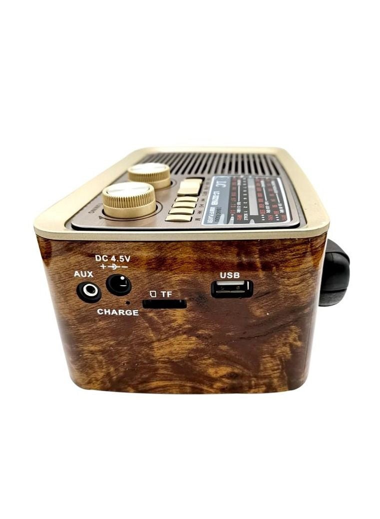 ال سي راديو محمول بتصميم كلاسيكي مع دعم USB وFM - Image 4