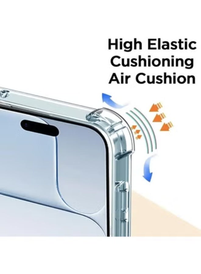 TIGER iPhone 17 Air Case – Clear TPU Shockproof Bumper Cover with Anti-Yellowing & Scratch-Resistant Design, Slim Transparent Back Case with Enhanced Grip, Wireless Charging Compatible Protective Case for iPhone 17, Lightweight & Durable Fit - Image 2