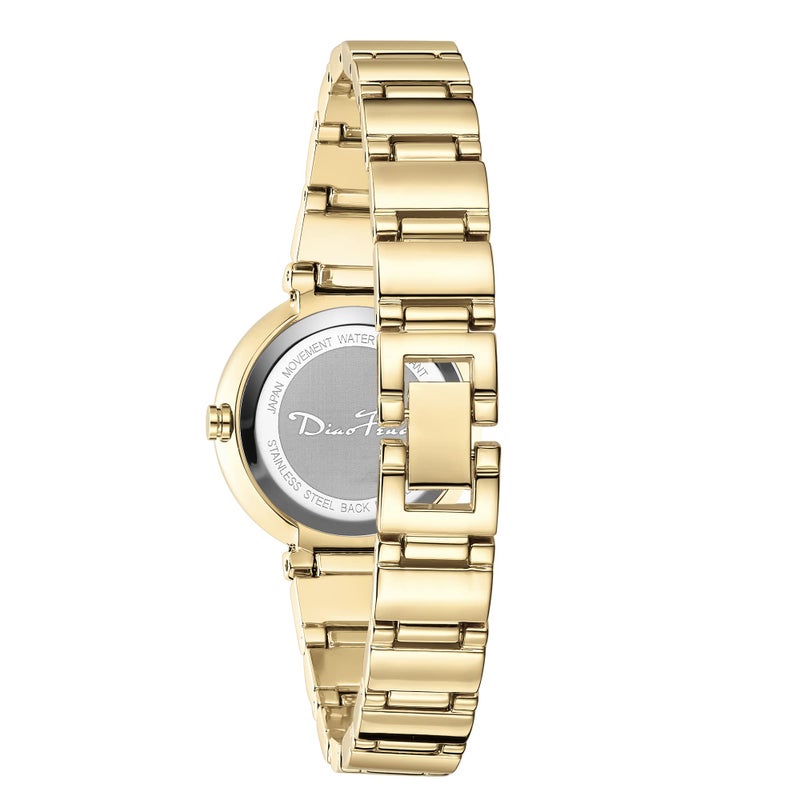 Diaofendi Gold Bracelet Watches for Women Vintage Ladies Quartz Wrist Watches Stainless Steel Band Womens Gold Watch Luxury Tools Included (Suit-Gold) - Image 4