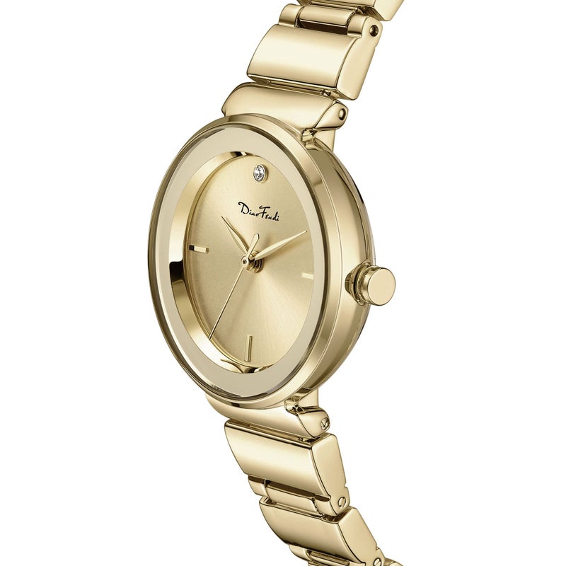 Diaofendi Gold Bracelet Watches for Women Vintage Ladies Quartz Wrist Watches Stainless Steel Band Womens Gold Watch Luxury Tools Included (Suit-Gold) - Image 3