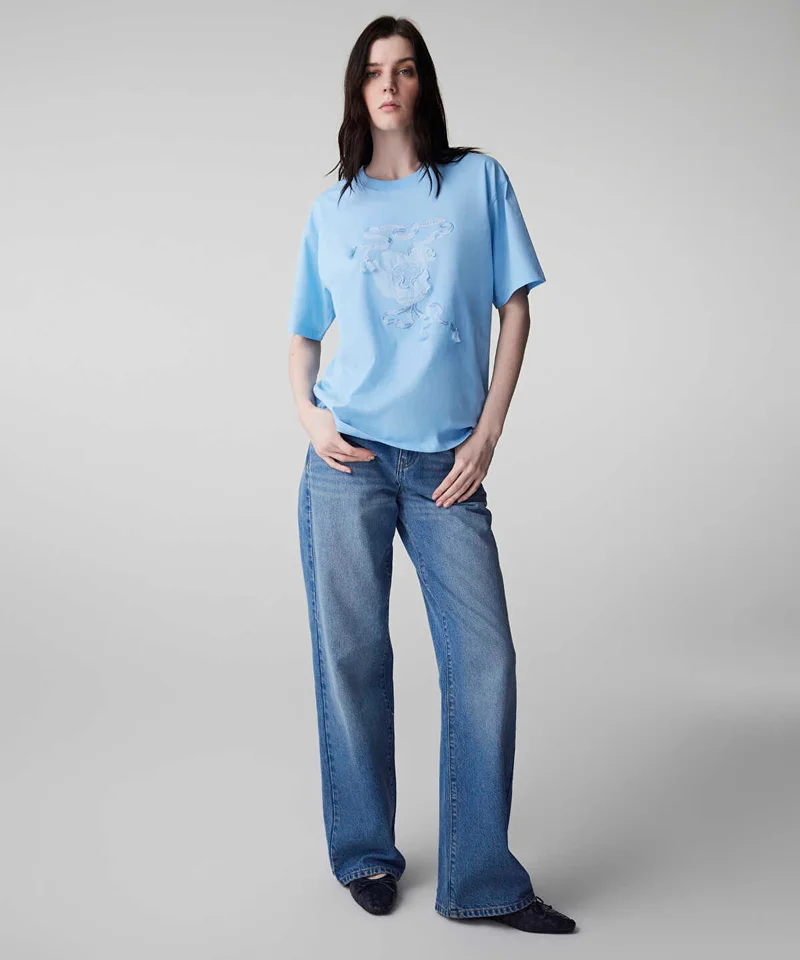 ايبيكيول Embroidered Fringed T-Shirt