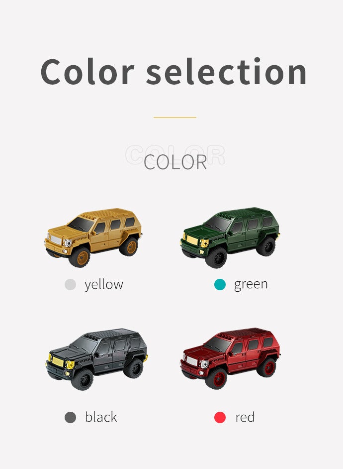 ويستر مكبر صوت بلوتوث WS-1869 SUV على شكل سيارة مع منفذ شحن TF USB FM AUX يدوي TWS Autodyne Type C متعدد الألوان - Image 4