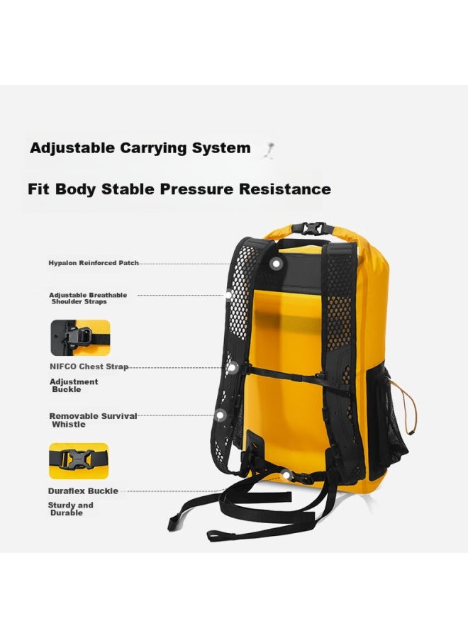 Pelliot (mingxi) Outdoor Waterproof Bag Swimming Diving Backpack For Stream Trekking, Hiking And Snorkeling 165044008 - Image 3
