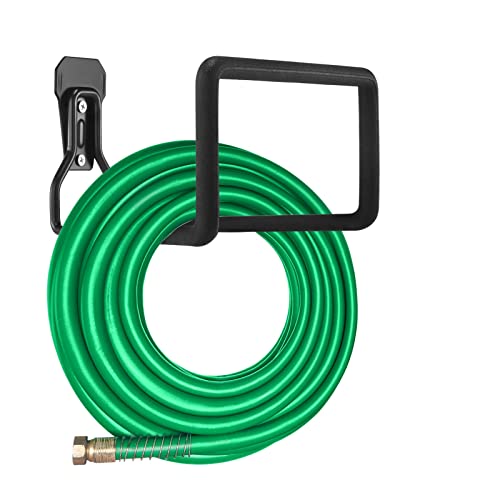 Sageme Metal Hose Reel,Hose Holder Hose Hanger Heavy Duty Hose Holders Wall Mount, Hook for Garden Hose/Expandable Hose/Water Hose/Pocket Hose/Flexable Hose(Hose Holder 150 Ft) - Image 1