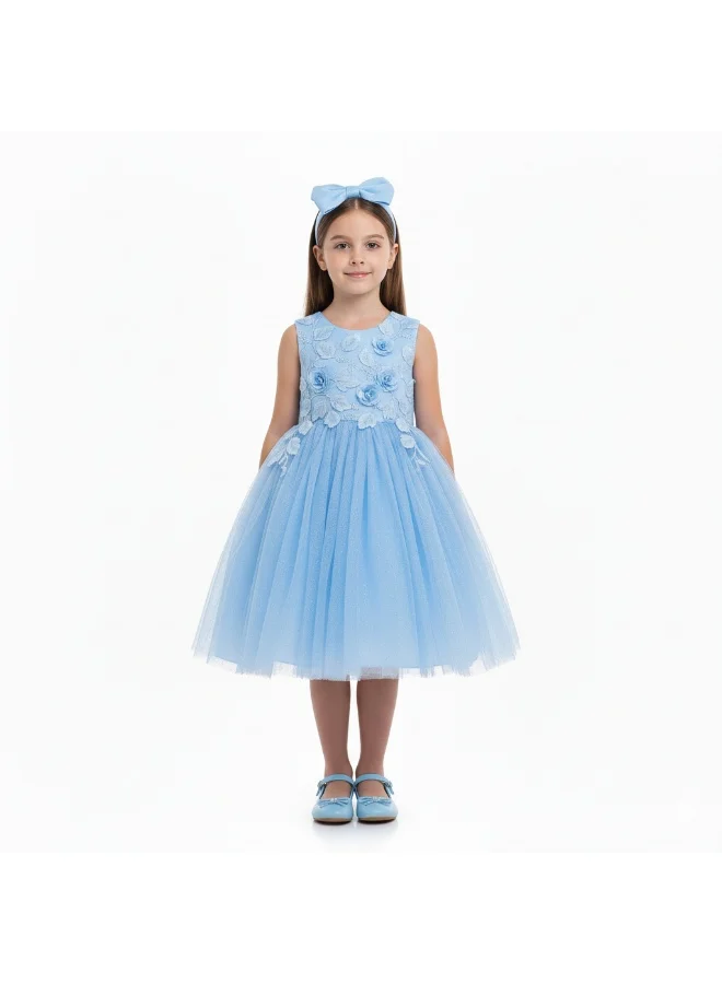 Angel Blue Petal Frock