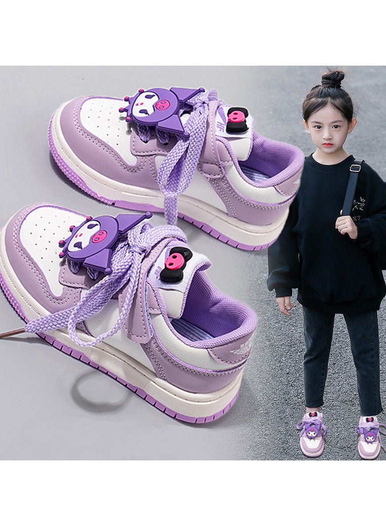 KUYING New Kolomi Children's Sports Shoes Big Children's Board Shoes Girls' Low Top Casual  - Image 2