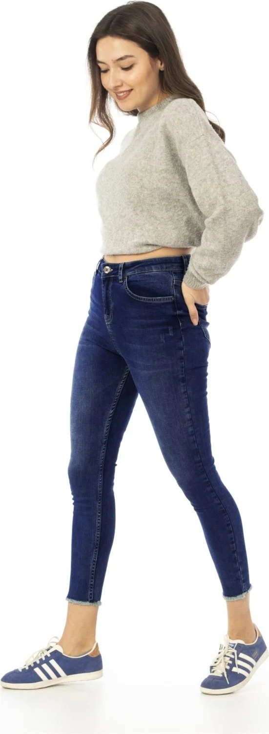 Cedy Denim Blue High Waist Skinny Jeans C596