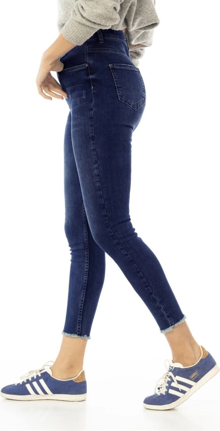 Cedy Denim Blue High Waist Skinny Jeans C596