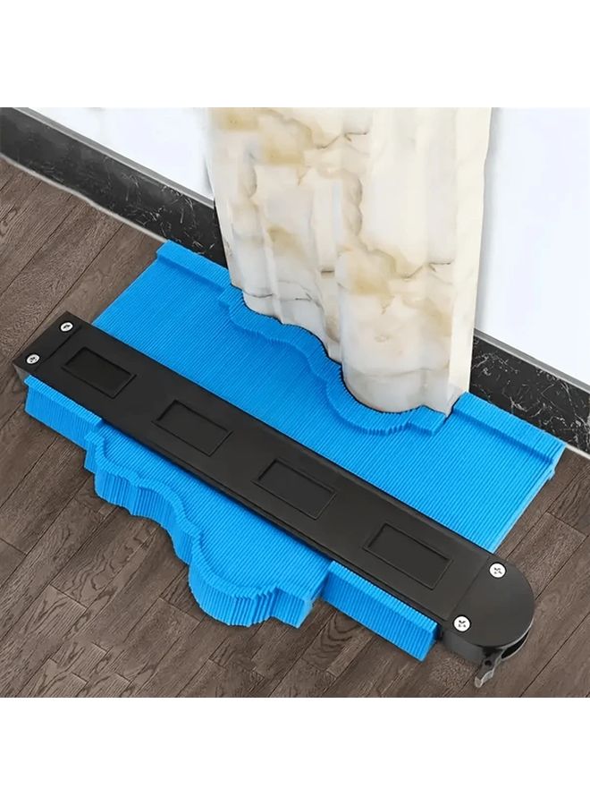 10 Inch Red Contour Gauge Tool Precise Corner Profiling For Carpets Tiles Laminate Flooring DIY Woodworking Template Maker - Image 2