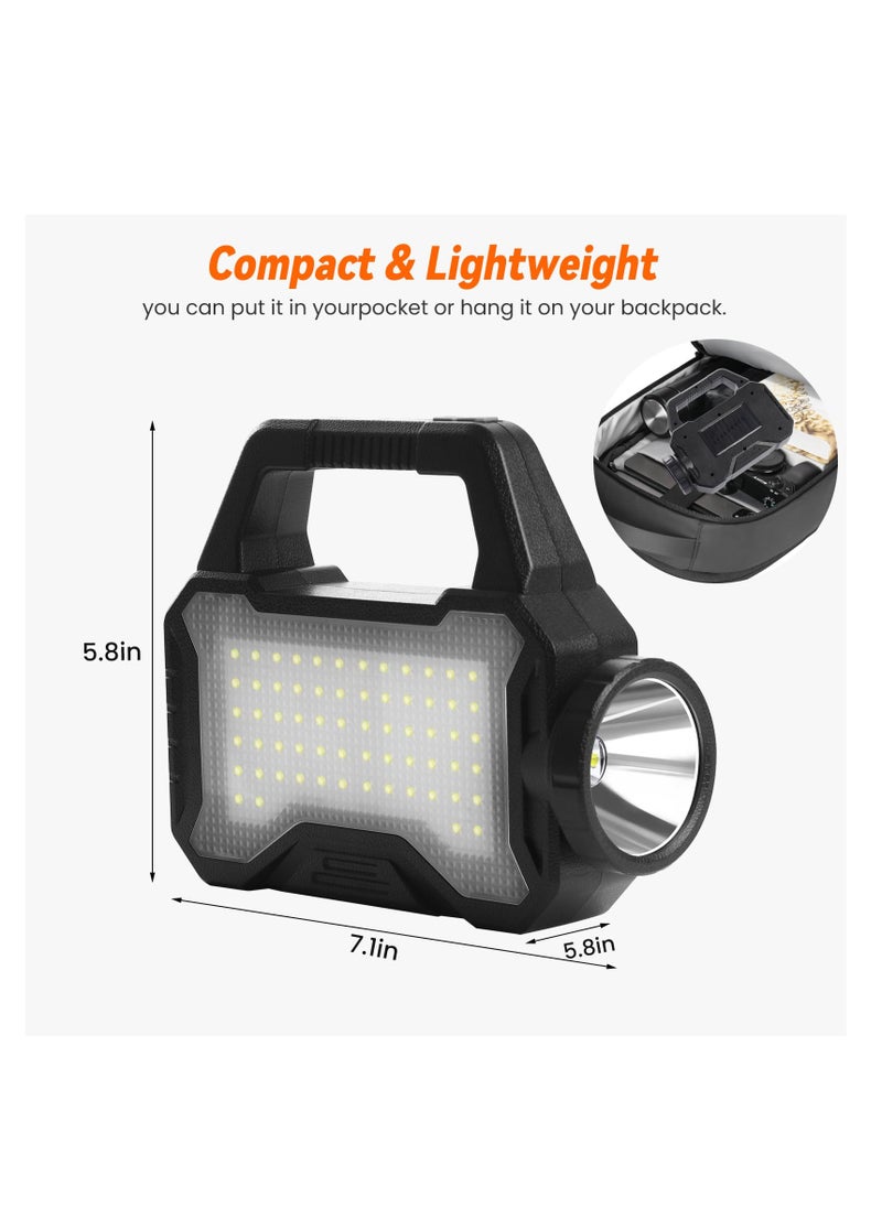 Solar Flashlight,Multifunctional Flashlight Solar Flashlight,led Flashlight Cell Phone Charger,USB Charging,Suitable for Home,Fishing,Outdoor Camping