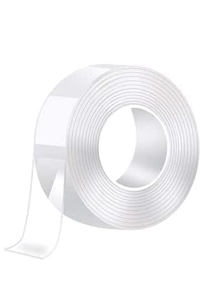 Generic - Double Face Nano adhesive is very strong and transparent, suitable for all purposes and surfaces, leaves no traces when removed and is also characterized by high viscosity - 3 meters long and 24 mm wide - Image 1