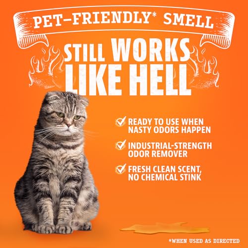 ANGRY ORANGE Pet Odor Eliminator for Cat Urine, Carpet Stains, and Strong Smells – Fresh Scent Odor Remover- 24 oz - Image 5
