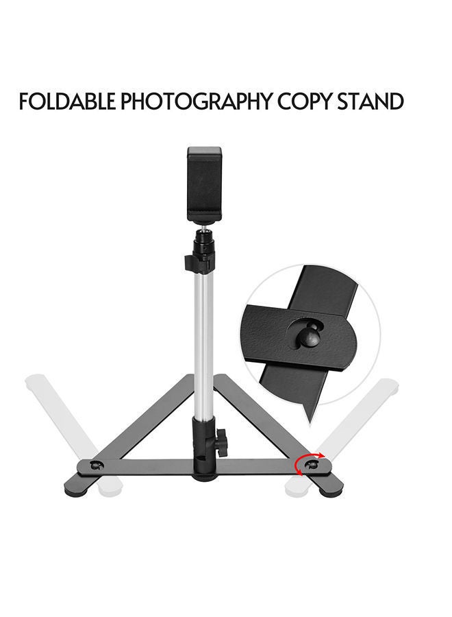 NIBEMINENT Photography Tabletop Phone Copy Stand Black/White  - Image 5