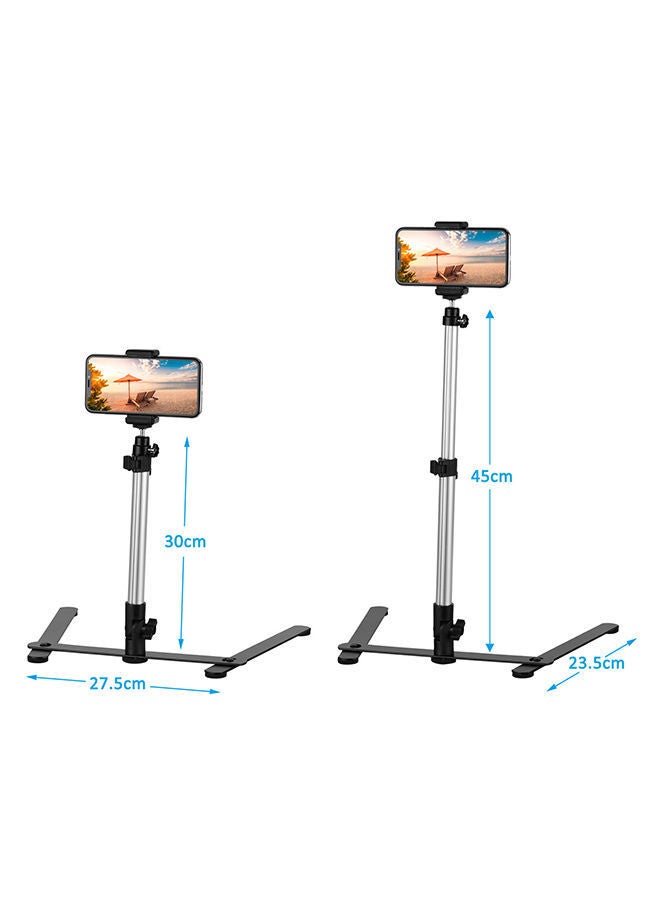NIBEMINENT Photography Tabletop Phone Copy Stand Black/White  - Image 4