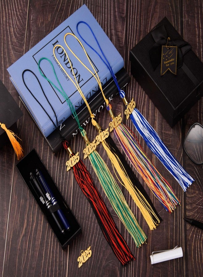 MixTeach 12 Pieces Graduation Tassel with 2025 Charm for Graduations Cap, Charm Graduation Tassel Decorations for Graduation Ceremony Graduation Party Supplies Accessories(Multicolor, 2025) - Image 4