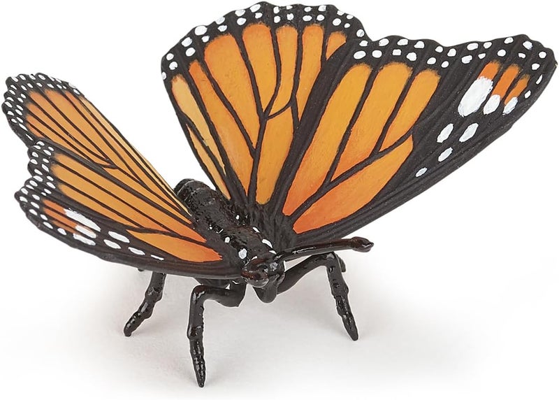 Papo handpainted  figurine Wild animal kingdom  Butterfly 50260 Collectible  For Children  Suitable for Boys and Girls From 3 years old Orange  Black - Image 1