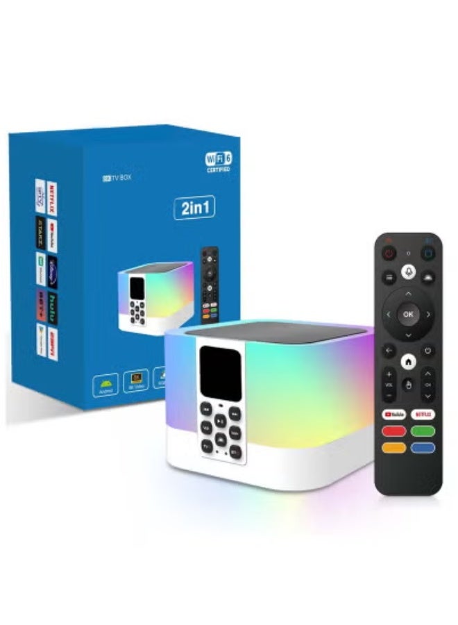 JAJEEK Z1 MIX ATV Android 13 TV Box | Ultra HD 8K Smart Media Streaming Player with 4K HDR | Google Assistant Voice Remote | Bluetooth 5.0 | Dual-Band Wi-Fi | 2GB RAM + 16GB ROM | Supports Netflix, YouTube, Prime Video & More | High-Speed HDMI & USB Ports - Image 1