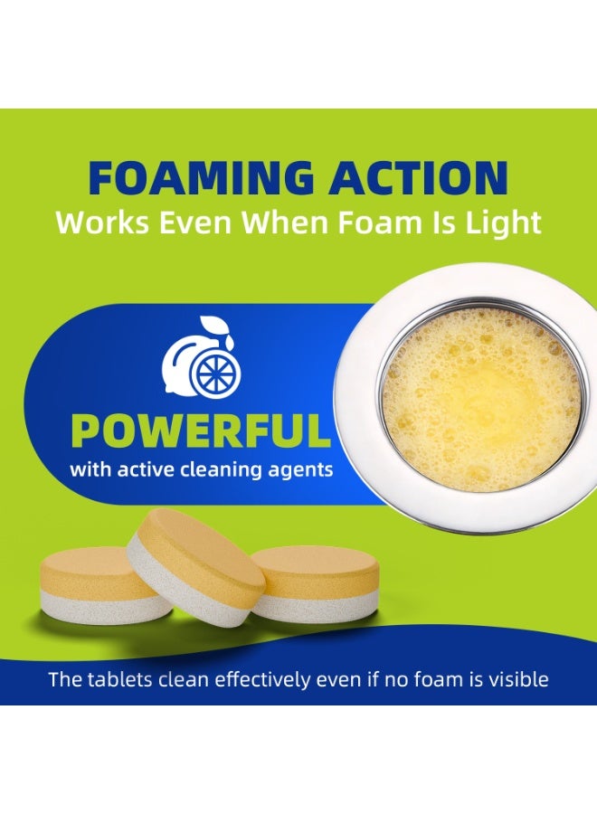 24 Pack Garbage Disposal Cleaner Tablets – Citrus Foaming Action for Deep Cleaning, Sink Drain Deodorizer & Degreaser – Safe for All Disposals - Image 3