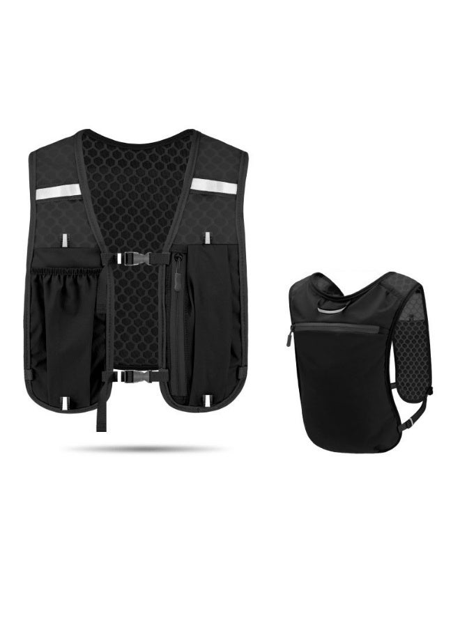 سترة ترطيب للجري، حقيبة ظهر خفيفة الوزن للمياه، سريعة الجفاف وقابلة للتنفس للجري والمشي لمسافات طويلة وركوب الدراجات - Image 1