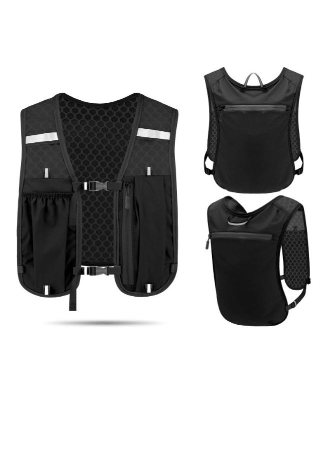 سترة ترطيب للجري، حقيبة ظهر خفيفة الوزن للمياه، سريعة الجفاف وقابلة للتنفس للجري والمشي لمسافات طويلة وركوب الدراجات - Image 2