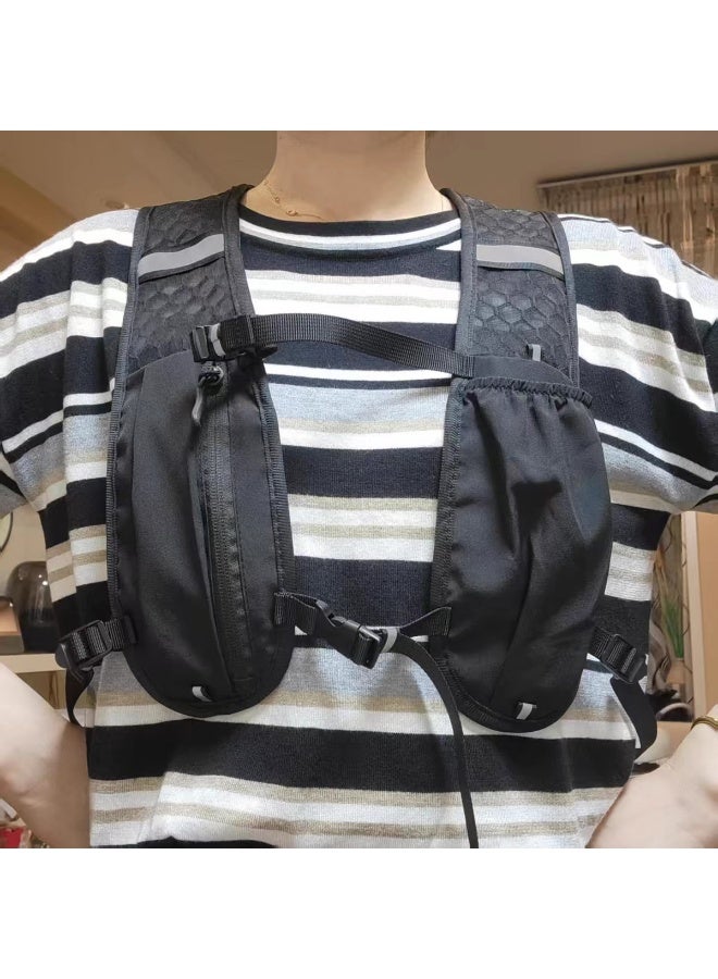 سترة ترطيب للجري، حقيبة ظهر خفيفة الوزن للمياه، سريعة الجفاف وقابلة للتنفس للجري والمشي لمسافات طويلة وركوب الدراجات - Image 3