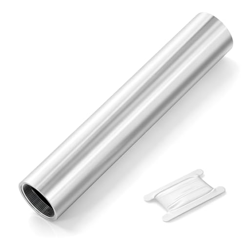 TAISHER 1PCS Stainless Steel Pipe Fittings 114 NPT Female x 114 NPT Female Threaded 10 Length Nipple Cast Pipe - Image 1