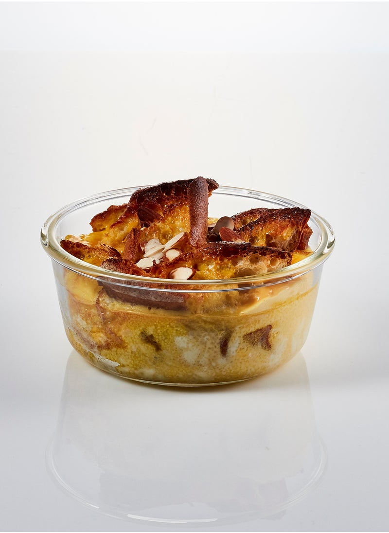 LOCK & LOCK - LocknLock 950ml Oven Glass Round Container – Durable, Microwave Safe Food Storage Solution - Image 1